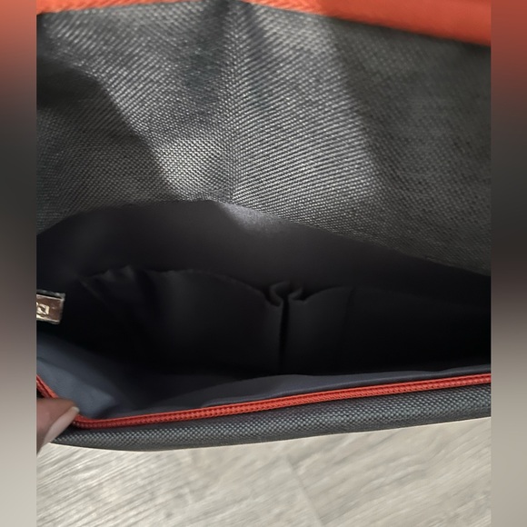 Voova Laptop Zip Top Case, NWT, Gray & Orange - Picture 5 of 6